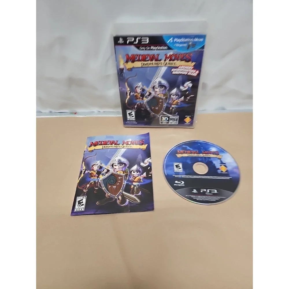 Medieval Moves Deadmund's Quest (Sony PlayStation 3, PS3 2011) CIB Complete‎